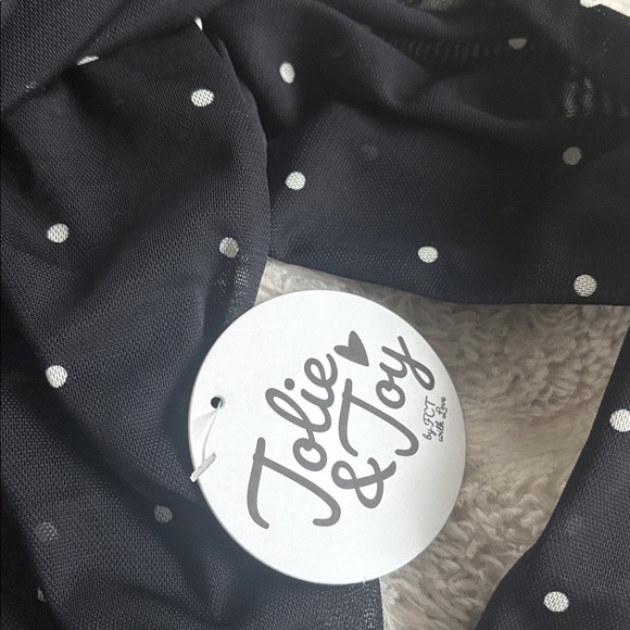 NWT Jolie and Joy Off the shoulder polka dot blouse - Picture 3 of 4